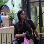 Lucille en mode "grand reporter"