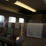 A l'intérieur du vieux shinkansen