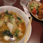 Udon et tempura *yum*
