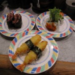 Maki calamar / maki crevette/salade / maki crevette pannée