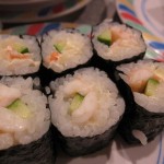 Sushi concombre/crevette