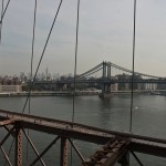 Manhattan et le Manhattan Bridge depuis le Brooklyn Bridge