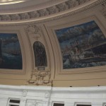 Le plafond du hall de l'US Customs House