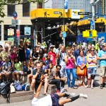 Break dancers au World Tade Center