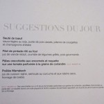 Au menu (suite)