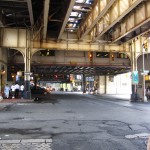 Le métro près du Yankee Stadium