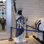 Miss Liberty aux couleurs des Yankees