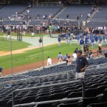 Les Jays à l'échauffement