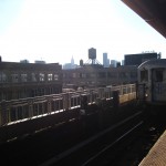 Manhattan vue depuis la station Queensboro Plaza